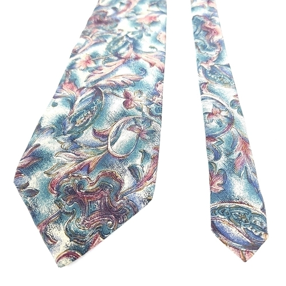 100% Silk Bill Blass Gold Label Formal Traditional Long Neck Tie Made in USA - Picture 8 of 13